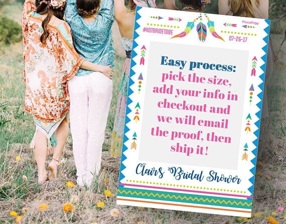 Boho Style Social Media Photo Prop Boho Style Social Media Photo Prop