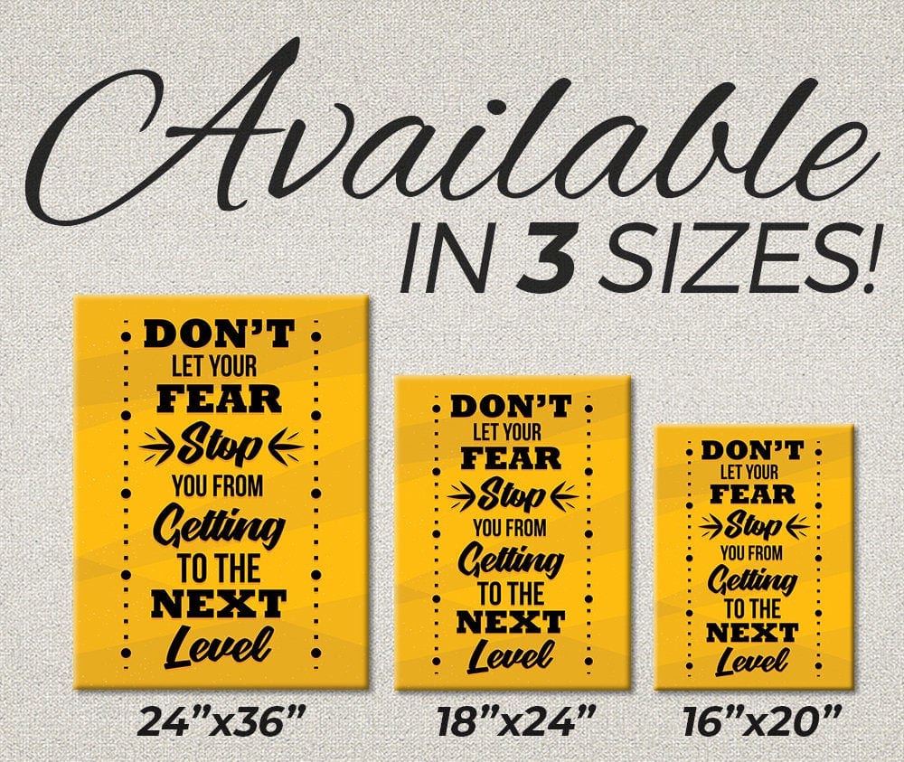 fearless office wall art hustle art wall decor canvas wall art good vibes teen boy gift dont let your fear stop you 5ead01d6 Fearless Office Wall Art - Motivational Quotes on Canvas Fearless Office Wall Art - Motivational Quotes on Canvas