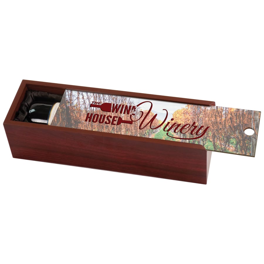 WBX51 Personalized Rosewood Wine Box Personalized Rosewood Wine Box