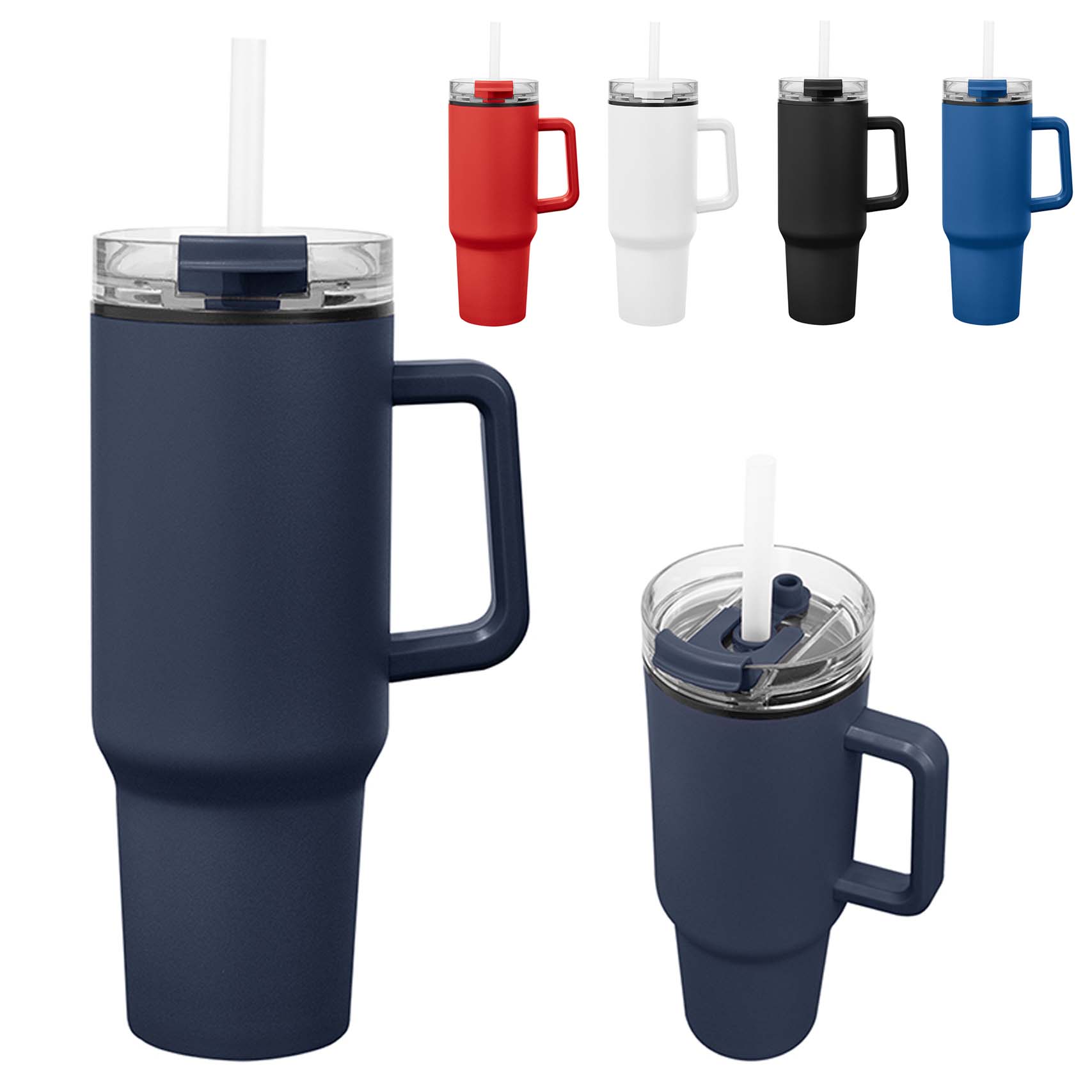All colors Insulated 40 oz. Tumbler with Handle and Straw3 Insulated 40 oz. Tumbler with Handle and Straw Insulated 40 oz. Tumbler with Handle and Straw