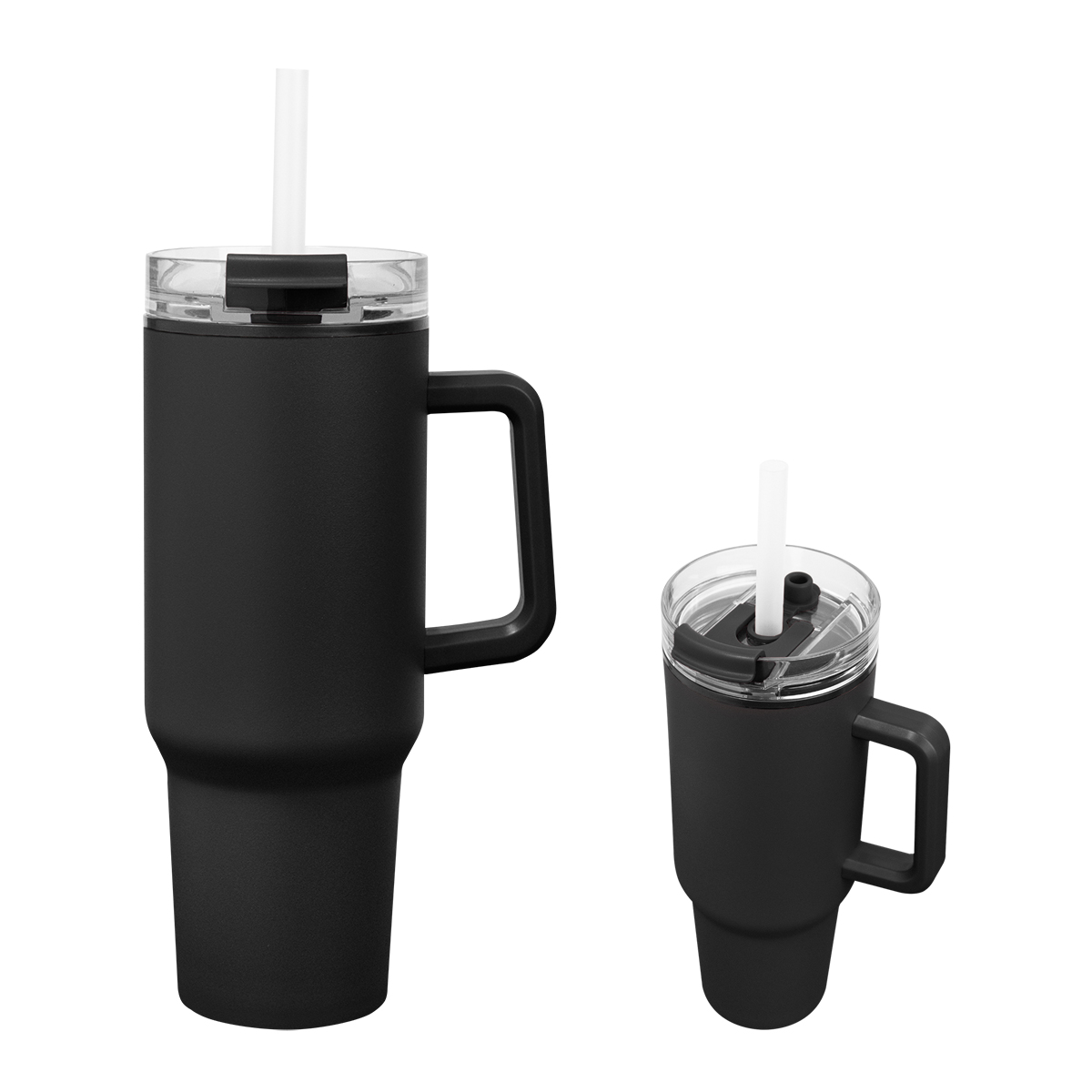 Black Insulated 40 oz. Tumbler with Handle and Straw Insulated 40 oz. Tumbler with Handle and Straw Black Insulated 40 oz. Tumbler with Handle and Straw2