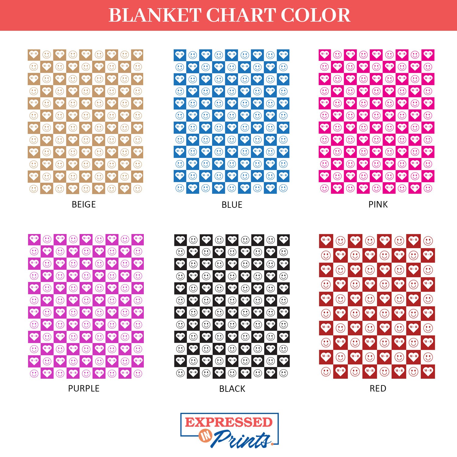 65a249511de30907302a6d4f 1 Personalized Valentine's Day Blanket, Make my Heart Smile and Heart Blanket, Checkered Smiling Face Blanket, All Smiles Custom Blanket Personalized Valentine's Day Blanket, Make my Heart Smile and Heart Blanket, Checkered Smiling Face Blanket, All Smiles Custom Blanket