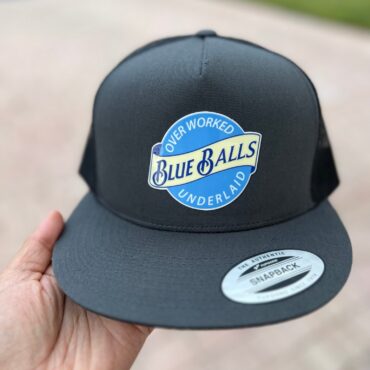 Overworked and Underlaid Trucker Hat - Funny Dad Hats for Adults with Sayings